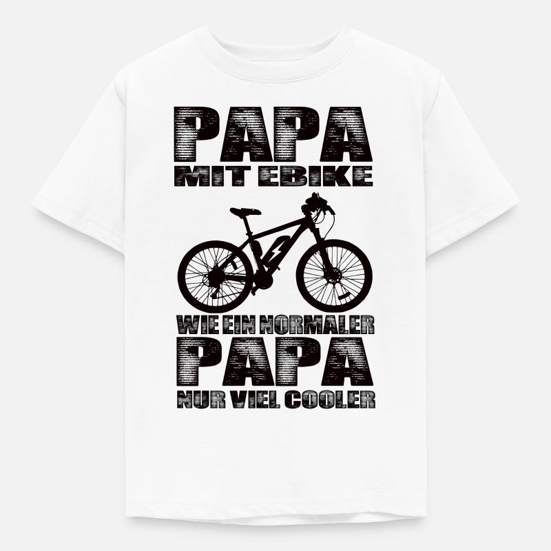 Ebike - Kinder T-Shirt - Weiß