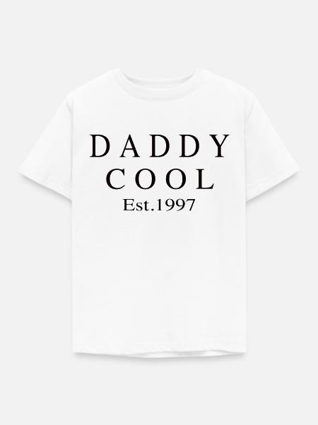 Daddy Cool est 1997 - Kinder T-Shirt - Weiß