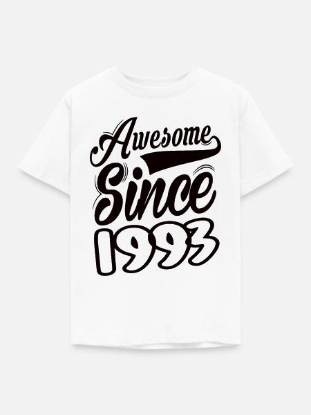 Awesome Since 1993 - Kinder T-Shirt - Weiß