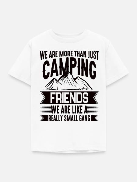 Campingurlaub - Kinder T-Shirt - Weiß