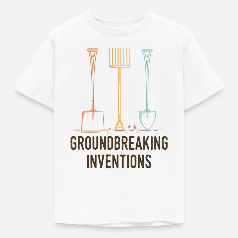 Groundbreaking Inventions Funny Gärtner Meme - Kinder T-Shirt - Weiß