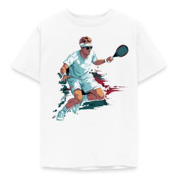 Tennis - T-shirt Enfant - blanc - Devant - AI Model Kid Male (0cm)
