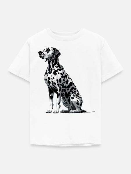 Dalmatiner - Kinder T-Shirt - Weiß