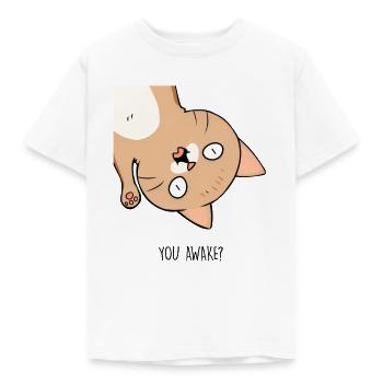 Dictons typiques de la collection de comportement des chats - T-shirt Enfant - blanc - Devant - AI Model Kid Male (0cm)