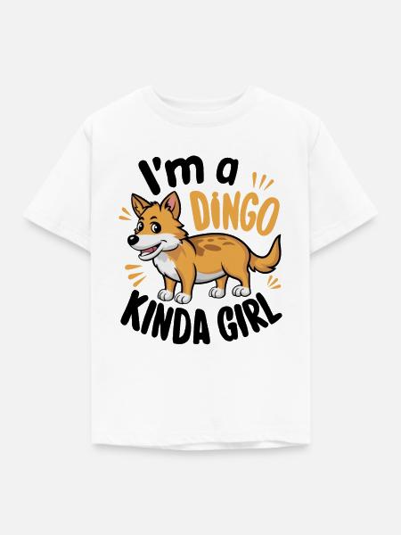 Australischer Dingo - Kinder T-Shirt - Weiß
