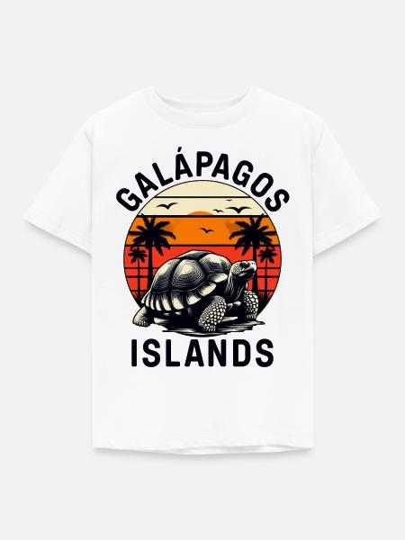 Galápagos Islands - Kinder T-Shirt - Weiß