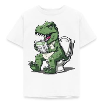 L’humour des dinosaures de la paléontologie - T-shirt Enfant - blanc - Devant - AI Model Kid Male (0cm)