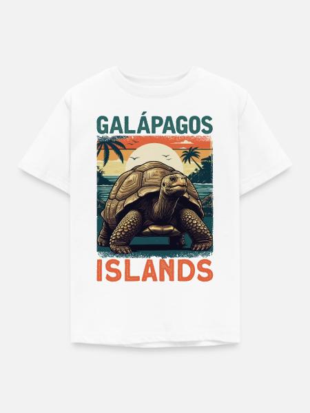 Galapagos Islands - Kinder T-Shirt - Weiß
