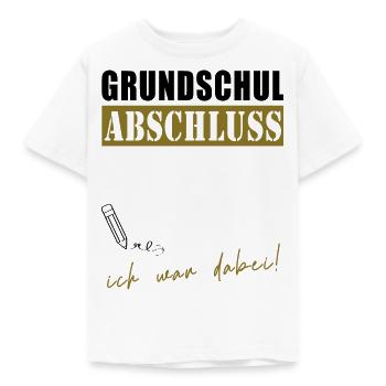 Abschluss Grundschule 2025 - Kinder T-Shirt - Weiß - Vorne - AI Model Kid Male (0cm)