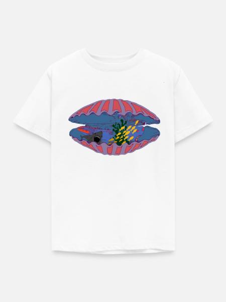 Unterwasserwelt - Kinder T-Shirt - Weiß