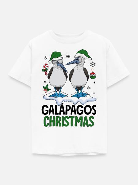 Galapagos Christmas - Kinder T-Shirt - Weiß