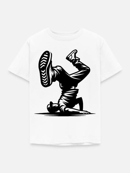 Breakdance - Kinder T-Shirt - Weiß