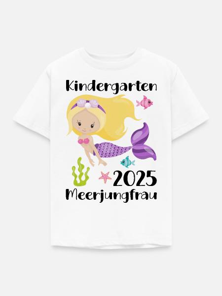 kiBørnehave 2025 Piger Gave Kita 2025 Dek - Børne-T-shirt - hvid