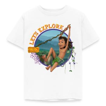 Das Dschungelbuch Mogli Auf Entdeckungsreise - Kinder T-Shirt - Weiß - Vorne - AI Model Kid Male (0cm)