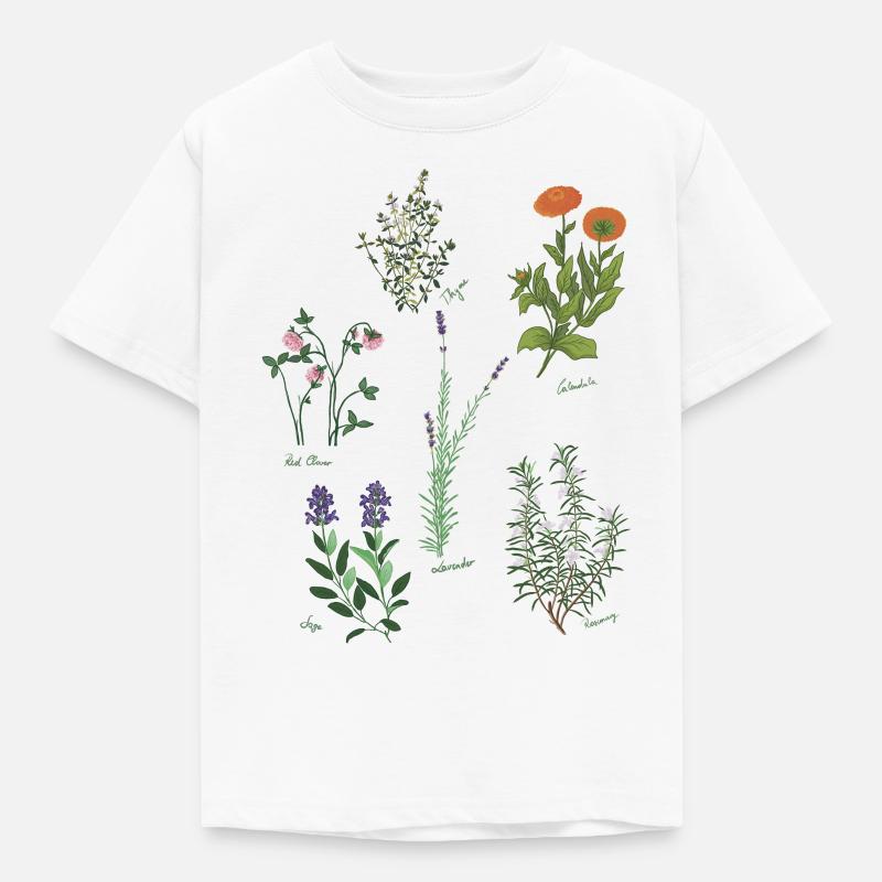 Herbarium Herbal Knowledge - Kids' T-Shirt - white
