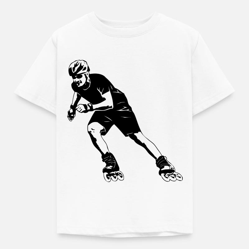 Inline skating - Inline skates - Kinder T-Shirt - Weiß