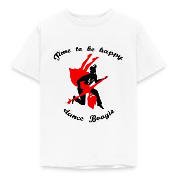 Boogie Dancing Passion Happiness Freud Idée cadeau - T-shirt Enfant - blanc - Devant - AI Model Kid Male (0cm)