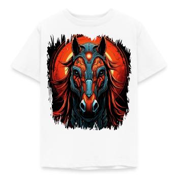 Mane Humor Sports Horse Quarter Horse Wild Horse - Kids' T-Shirt - white - Front - AI Model Kid Male (0cm)