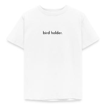 bird holder, birds, - Kinder T-Shirt - Weiß - Vorne - AI Model Kid Male (0cm)