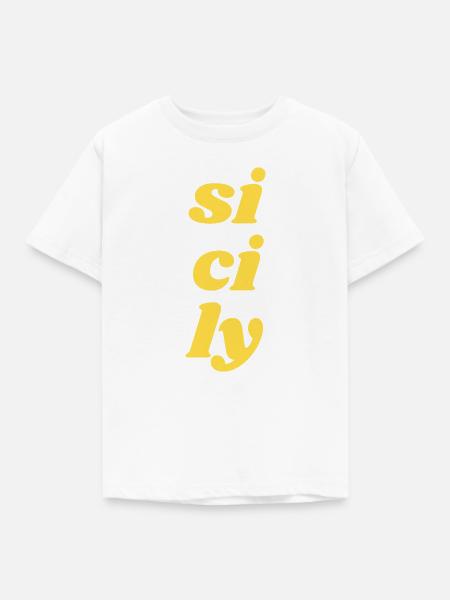 si ci ly - Kinder T-Shirt - Weiß