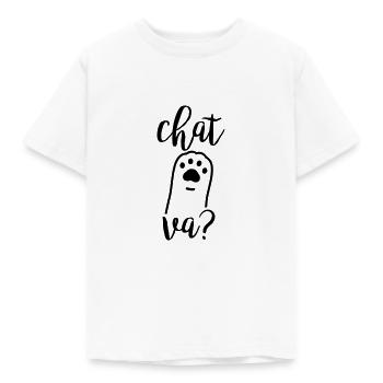 Chat va ? - T-shirt Enfant - blanc - Devant - AI Model Kid Male (0cm)
