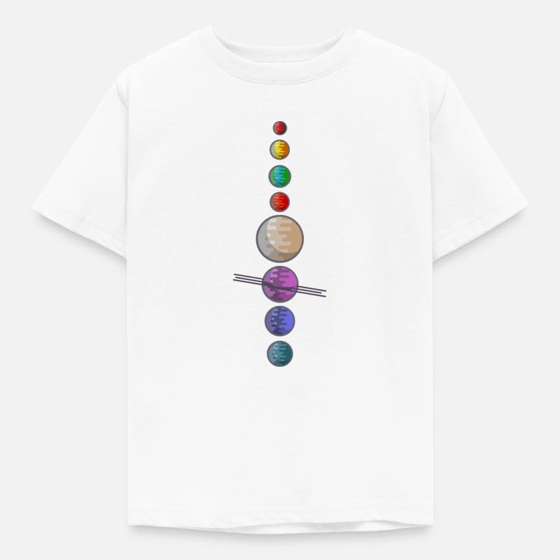 Solar System - Kids' T-Shirt - white