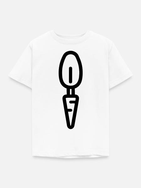 Karotte - Kinder T-Shirt - Weiß