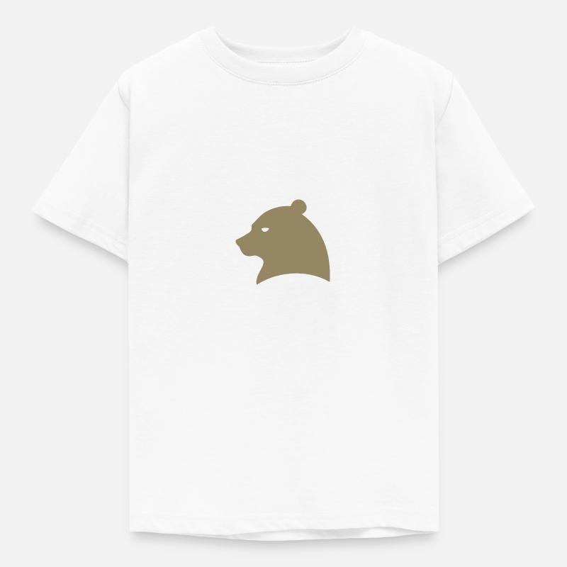 Bär - Kinder T-Shirt - Weiß