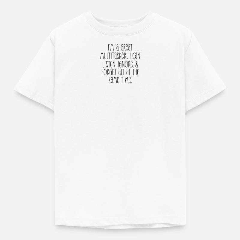 Multitâche - T-shirt Enfant - blanc