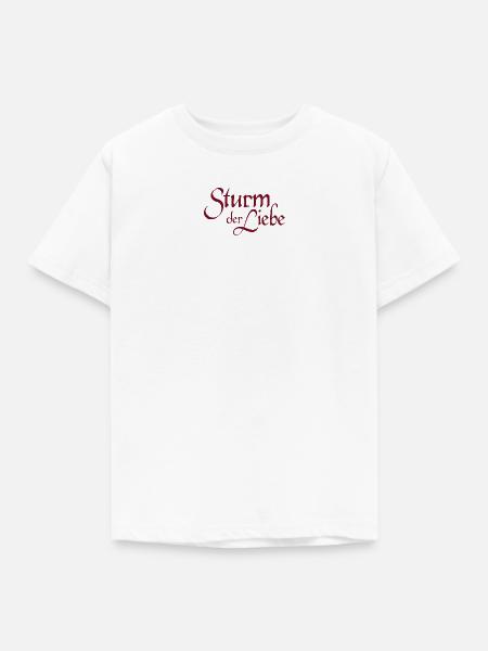 Sturm Der Liebe Logo-Schriftzug - Kinder T-Shirt - Weiß