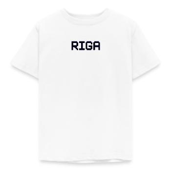 RIGA Latvia Lettland - Kinder T-Shirt - Weiß - Vorne - AI Model Kid Male (0cm)