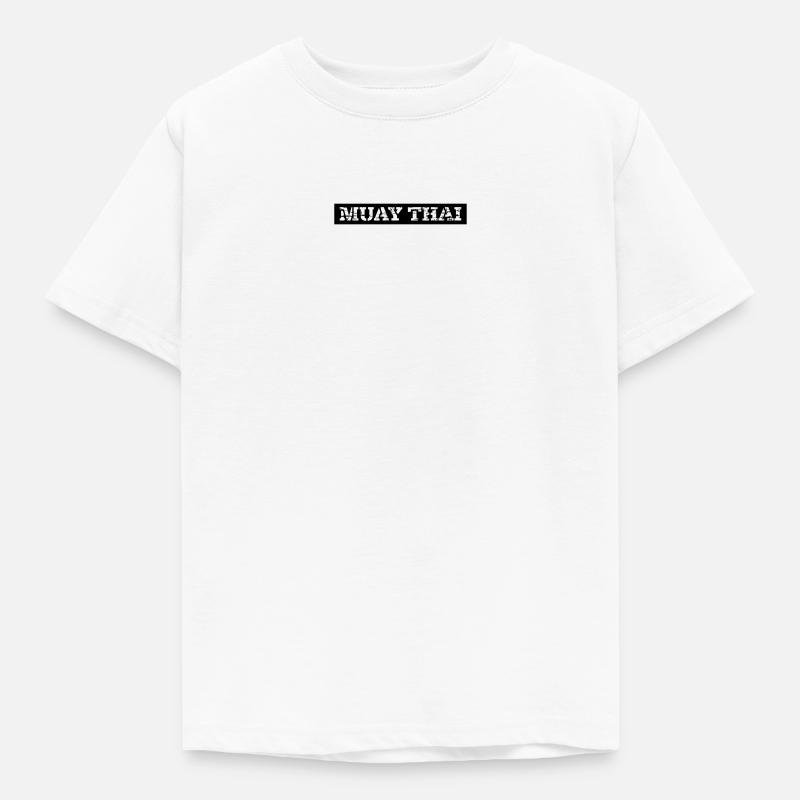 Muay Thai - Kinder T-Shirt - Weiß