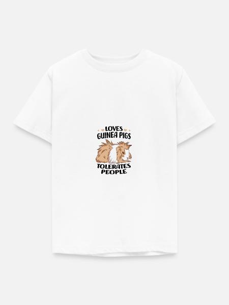 Meerschweinchen - Kinder T-Shirt - Weiß