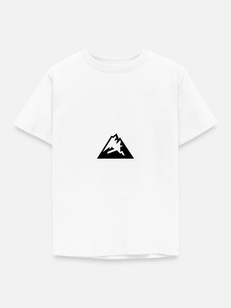 Berg - Kinder T-Shirt - Weiß