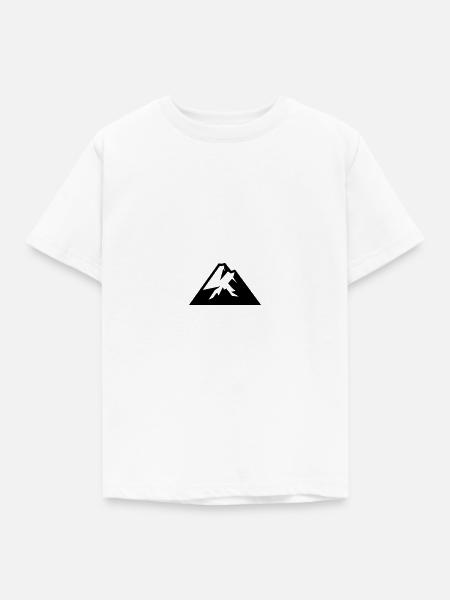 Berg - Kinder T-Shirt - Weiß