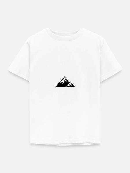Berg - Kinder T-Shirt - Weiß