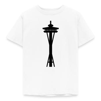 Aiguille spatiale - T-shirt Enfant - blanc - Devant - AI Model Kid Male (0cm)