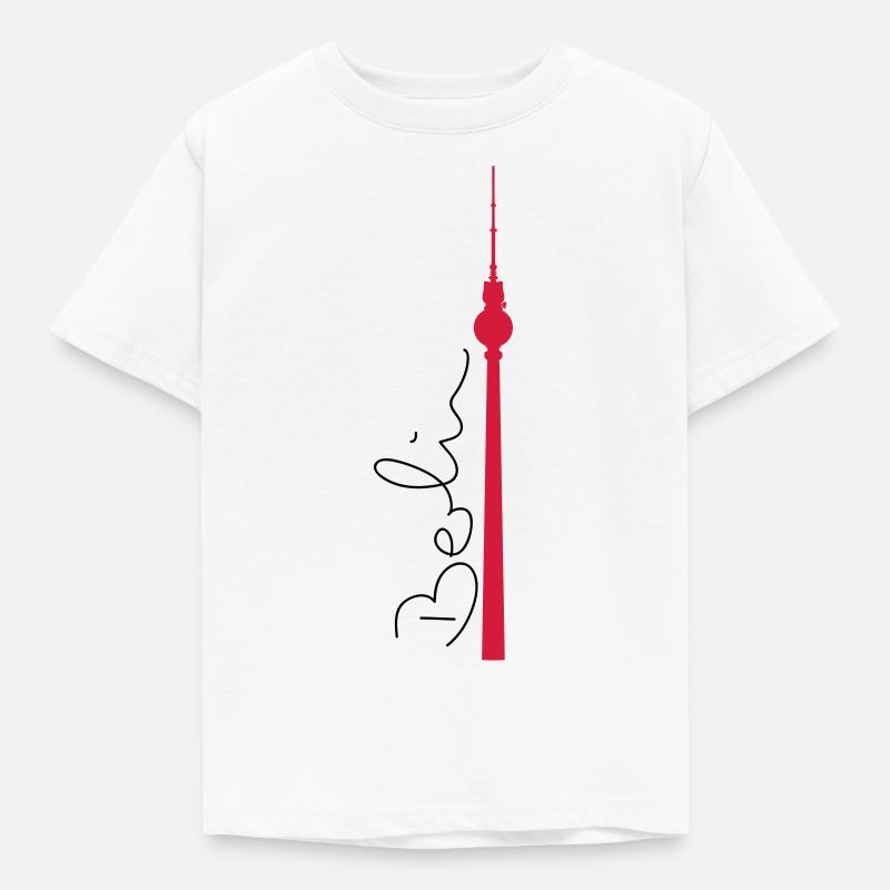 Berlin Fernsehturm - Kinder T-Shirt - Weiß