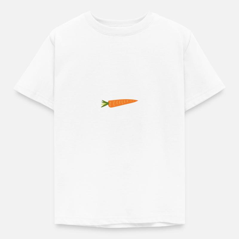 Lecker Möhrchen - Kinder T-Shirt - Weiß