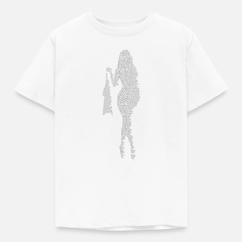 Silhouette - Kinder T-Shirt - Weiß