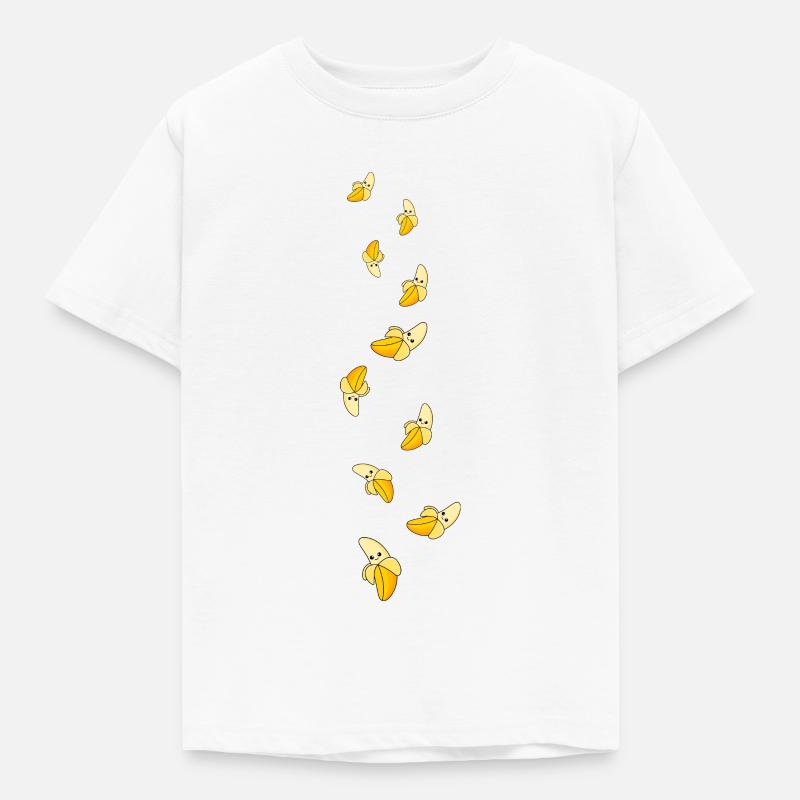 Banane Comic - Kinder T-Shirt - Weiß