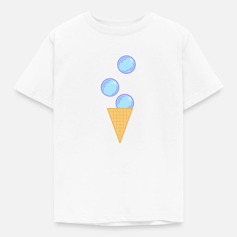 Bubble Ice Cream 2 - Kids' T-Shirt - white