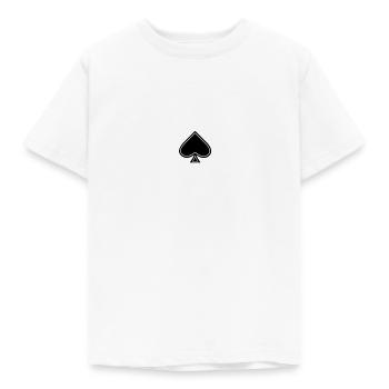 Ace of Spades - Kids' T-Shirt - white - Front - AI Model Kid Male (0cm)