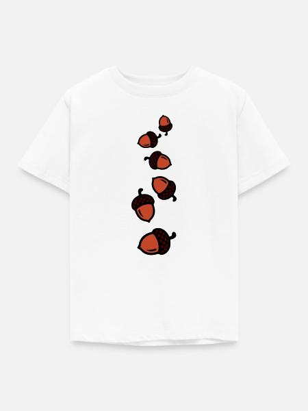 Eichel Comic - Kinder T-Shirt - Weiß