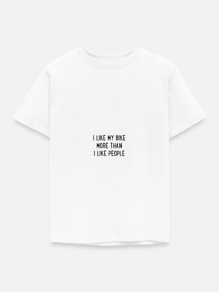 Fahrrad - Kinder T-Shirt - Weiß