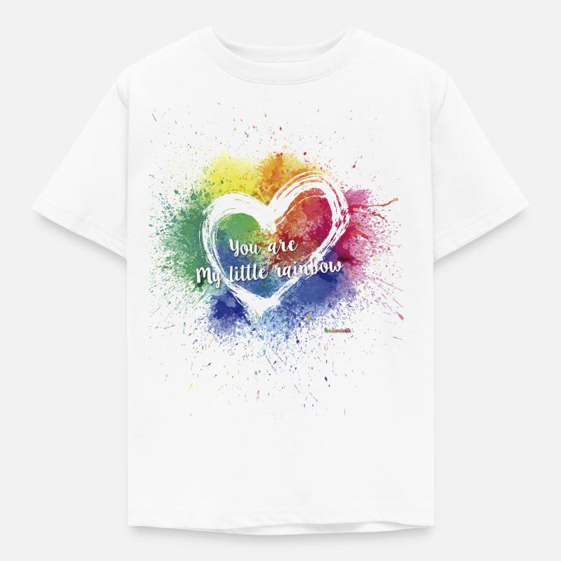 Kleiner Regenbogen - Kinder T-Shirt - Weiß