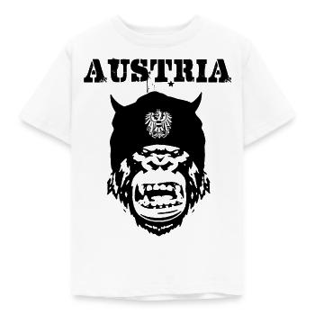 Österreich - Kinder T-Shirt - Weiß - Vorne - AI Model Kid Male (0cm)