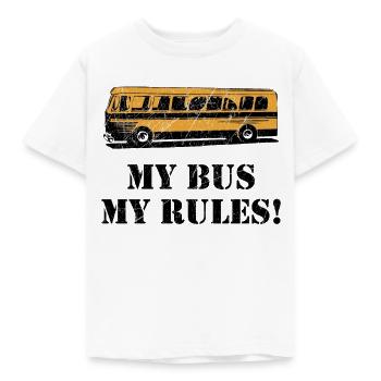 Bus bus driver public transport gift - Kids' T-Shirt - white - Front - AI Model Kid Male (0cm)