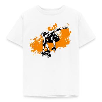 Patinage - T-shirt Enfant - blanc - Devant - AI Model Kid Male (0cm)