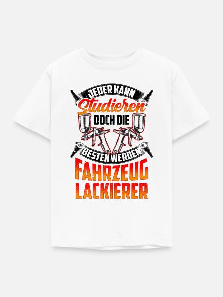 Die Besten werden Fahrzeuglackierer Lackierer - Kinder T-Shirt - Weiß